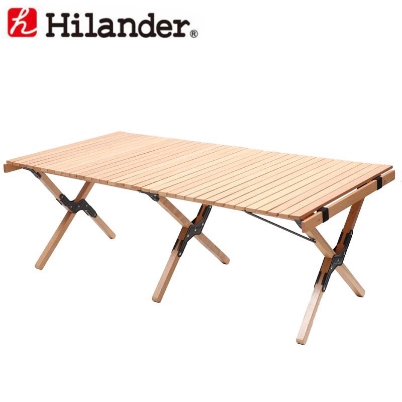 HILANDER WOOD ROLL TOP TABLE 120